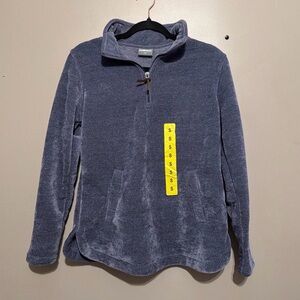 32 Degrees Heat✨💙🩶Heathered Blue Fleece Top